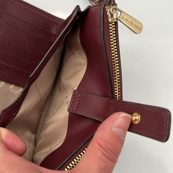 Michael Kors Jet Set Travel Large Double Zip Wristlet Wallet - Picture 10 of 14